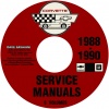 1988, 1989, 1990 CORVETTE SHOP MANUALS